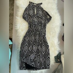 Sparkly bodycon dress cut out back